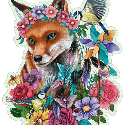 Ravensburger Children Puzzles Wooden Puzzles: Colorful Fox Ages 10+