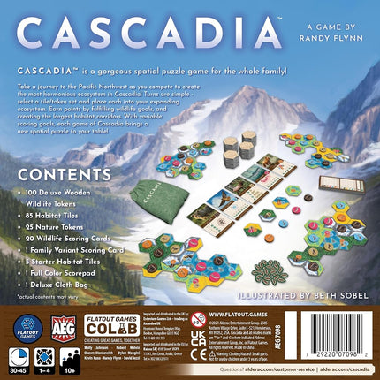 AEG | Cascadia | Family Board Game | Ages 10+| 1-4 Players | 45+ Minutes Playing Time