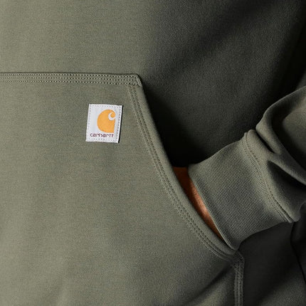 Carhartt Men's Iconic K288 Logo Sweatshirt, Dusty Olive, 3XL Tall