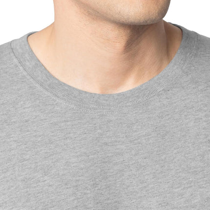 Fruit of the Loom Men's Eversoft Cotton T-Shirts (Regular and Big & Tall), Crew-2 Pack-Grey Heather, X-Large