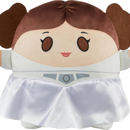 Mattel Star Wars Cuutopia Plush Figure, 10-inch Princess Leia Soft Rounded Pillow Doll, Collectible Toy Inspired by the Fan-Favorite Character