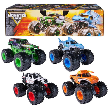 Monster Jam - 1to64 All Stars Toy Truck for Vehicles (Pack of 4)