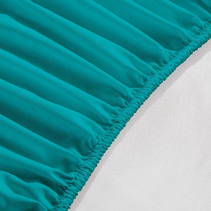 Elegant Comfort 1500 Premium Hotel Quality 18-24 Inches Deep - Extra Deep Pocket Single Fitted Sheet for High Mattress, Luxury and Softest, Smart Pocket - Wrinkle Free, California King, Turquoise