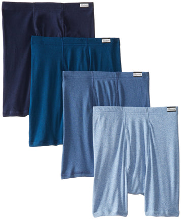 Hanes Men's 4-Pack FreshIQ Blue Label Boxer Brief 