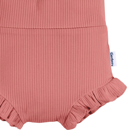 Gerber Baby Girls' 3-Pack Bubble Shorts, Multicolor, Multicolor, 24 Months