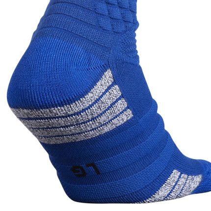 adidas Unisex Adult Select Basketball Crew Socks (1 Pair), Collegiate Royal Blue/White, Large