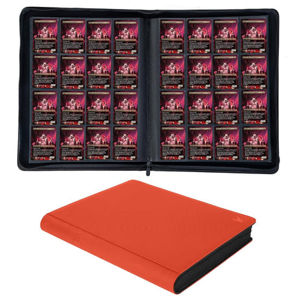 KUOOKING 1408+ Pockets Trading Card Binder (Orange