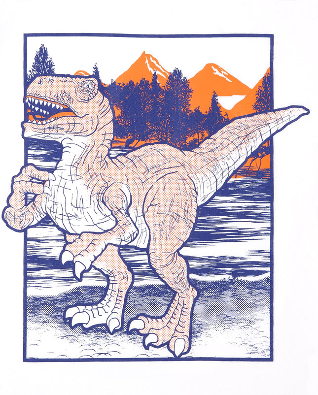 Lot de 2 t-shirts graphiques à manches courtes The Children's Place pour garçons, motif Dinosaure/T. Rex/Dinosaure, grand, lot de 3