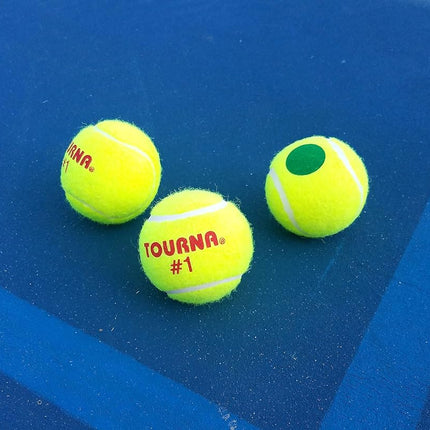 Tourna Green Dot Low Compression Tennis Balls
