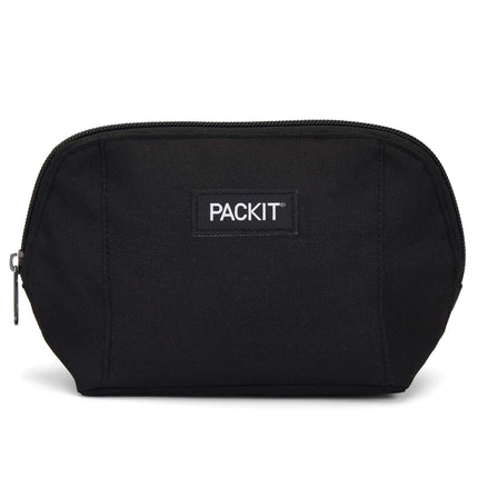 PackIt Freezable Snack Bag, Black, Built with EcoF
