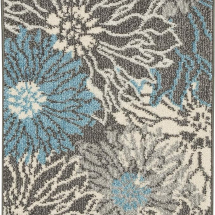 Nourison Charleston Black Sarouk 9.6-Feet by 13.6-Feet 100-Percent Wool Oversize Rug