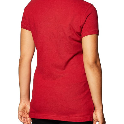 Dickies Women's Pique Polo, Cherry Red, L