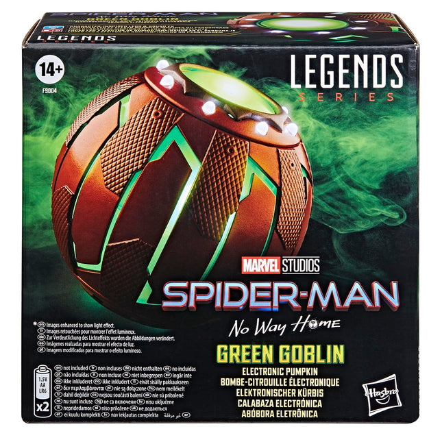 Marvel Legends Series Green Goblin Electronic Pumpkin, Spider-Man: No Way Home Adult Roleplay Gear