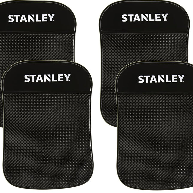 STANLEY S4006 4.5" x 6.5" Extra-Strong Anti-Slip Grip Dashboard Gel Pad for Cell-Phone, Tablet, GPS, Keys or Sunglasses, Pack of 4