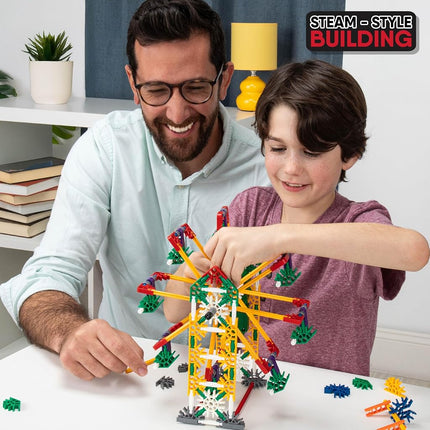 K'NEX | Power and Play Motorised Building Set | Educational Toys for Kids, 529 Piece Stem Learning Kit, Engineering for Kids, Fun and Building Construction Toys Ages 7+ | Basic Fun 23012