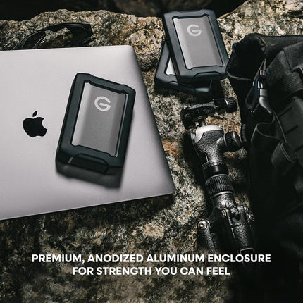 G-DRIVE ArmorATD 5TB, portable rugged external hard drive, HDD up to 130 MB/s, USB-C (5Gbps), USB 3.2 Gen 1, Thunderbolt 3