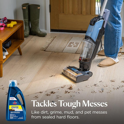 Bissell Hard Floor Sanitize Formula, 2504L, 80 Fl Oz CrossWave & Spinwave, Use on Sealed Hard Floors, Orange Bloosom
