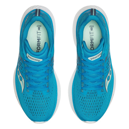 Saucony Women's Ride 17 Running Shoes, Viziblue/Mirage, 5
