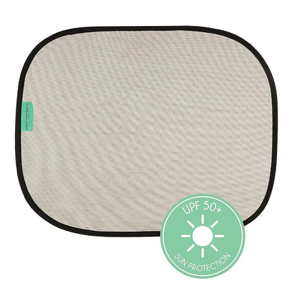 Little Chicks Static Cling Car Window Shades UPF 50+ Sun Protection - 2 Pack - Model CK103, Black
