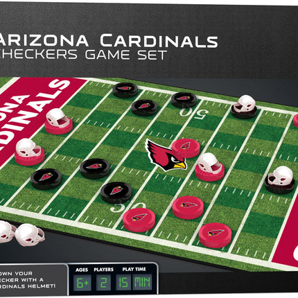 MasterPieces NFL Arizona Cardinals Checkers Board 