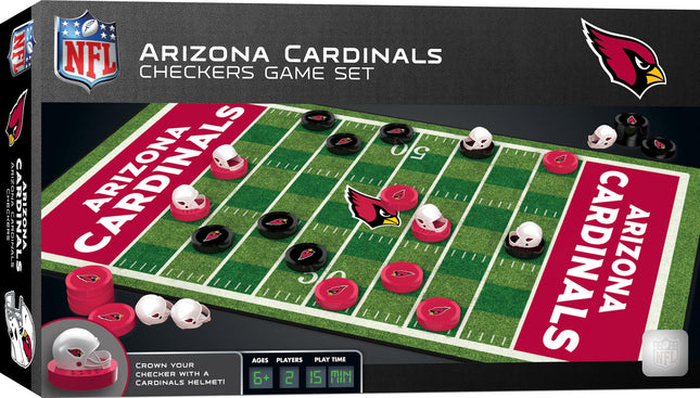 MasterPieces NFL Arizona Cardinals Checkers Board 