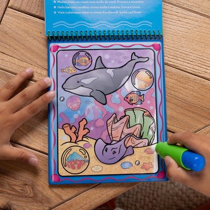 Melissa & Doug Water Wow! Paquete de 6: Animales, Vehículos, Abecedario, Números, Safari, Bajo el Mar