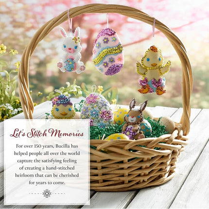 Bucilla Felt Applique Wall Hanging Kit, Floral Cross, Perfect for DIY Arts and Crafts, 89650E