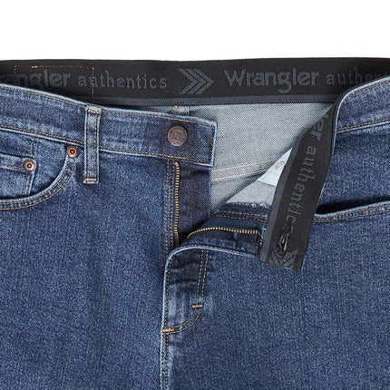 Wrangler Authentics Men's Authentics Big & Tall Comfort Flex Denim Short, Dark Stonewash, 44