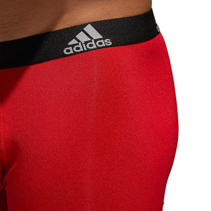 adidas Men's Performance Boxer Brief Underwear (3-Pack) Boxed, Scarlet Red/Black/Onix Grey, Small