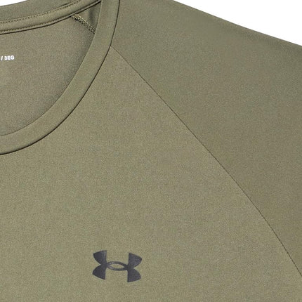 Under Armour Men's Velocity 2.0 Short Sleeve T Shirt, (390) Marine Od Green / / Black, XL