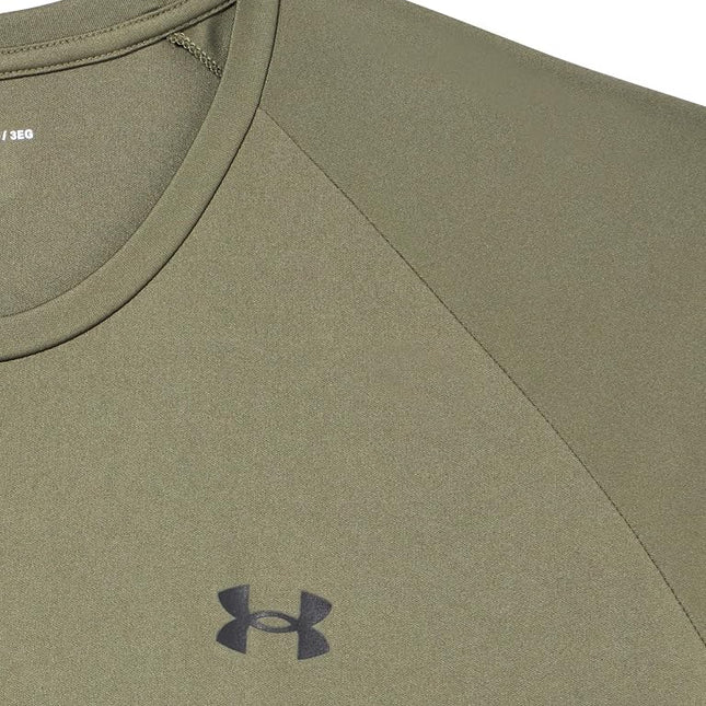 Under Armour Men's Velocity 2.0 Short Sleeve T Shirt, (390) Marine Od Green / / Black, XL
