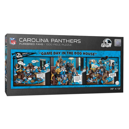 YouTheFan NFL Carolina Panthers Game Day in The Dog House 1000pc Puzzle