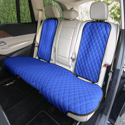 FH Group Universal Faux Leather Seat Protectors - Rear Set for Most Cars, Trucks, SUVs or Vans