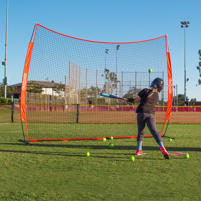 GoSports Portable 12 ft x 9 ft Sports Barrier Net - Great for Any Sport - Includes Carry Bag