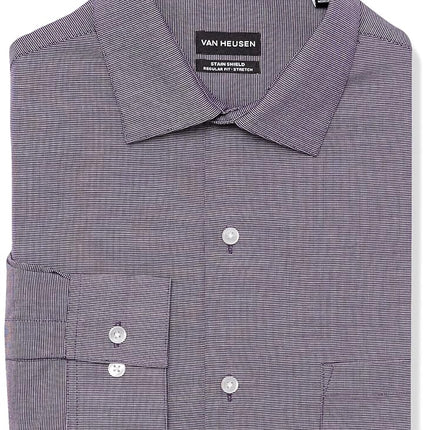 Van Heusen Men's Dress Shirt Regular Fit Stain Shi