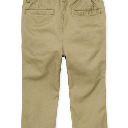 The Children's Place Baby Boys Uniform Skinny Chino Pants, Flax 5-Pack, 12-18 Months