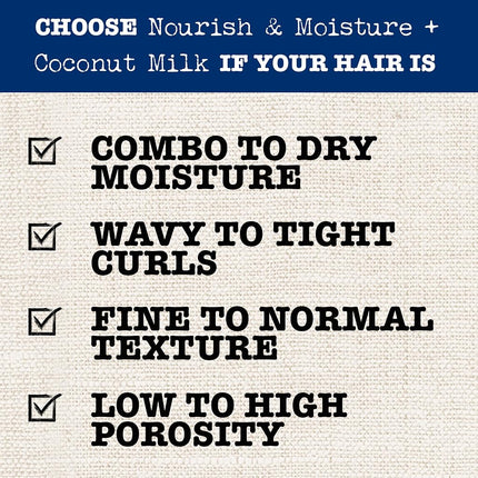 Maui Moisture Nourish & Moisture + Hydrating Coconut Milk Shampoo For Dry Hair 385mL