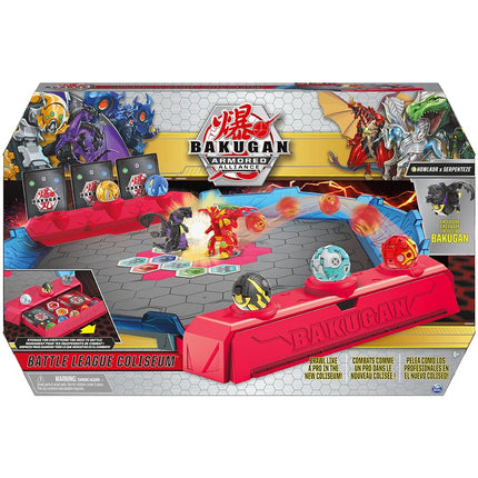 BAKUGAN Battle League Coliseum, Tablero de Juego de Lujo con Exclusivo, para Mayores de 6 Años