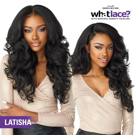 Sensationnel HD Lace Front Wig Cloud 9 What Lace Swiss Lace 13X6 Latisha (FLAMBOYAGECHOCOLATE)