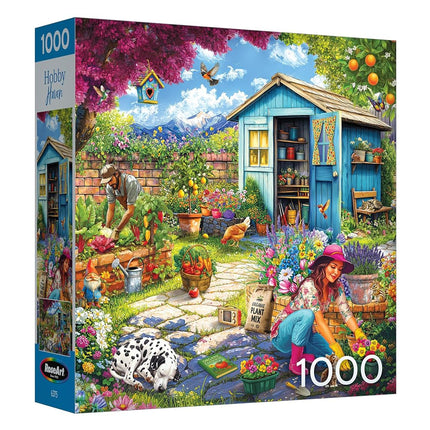 RoseArt - Hobby Haven - Couple in The Garden 1000 Piece Jigsaw Puzzle for Adults