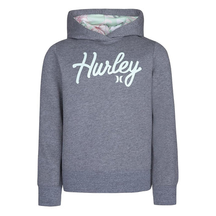 Sudadera con capucha One and Only de Hurley para niña, Carbon Heather, L, Carbon Heather, Large