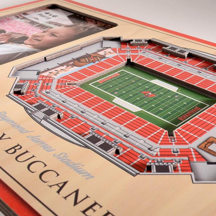 YouTheFan NFL Tampa Bay Buccaneers 3D StadiumView Picture Frame - Raymond James Stadium