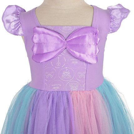 Dressy Daisy Princess Mermaid Dress Up Clothes Halloween Fancy Party Tulle Skirt Summer Outfit for Toddler Girls Size 4, 149