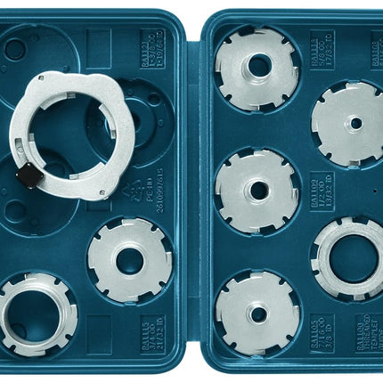 BOSCH RA1128 8-Piece Router Template Guide Assorte