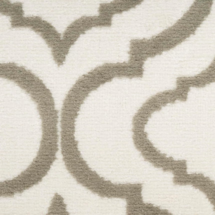 Nourison Jubilant Trellis Ivory Green 2'3" x 7'3" Area Rug, Easy Cleaning, Non Shedding, Bed Room, Living Room, Dining Room, Kitchen (2x7)