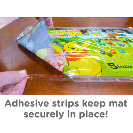 Disney Pooh Table Topper Disposable Stick-in-Place Placemats , 50-Count by Disney