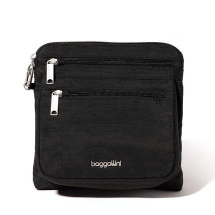 Baggallini Securtex Anti-Theft Crossbody 8.25" Sma