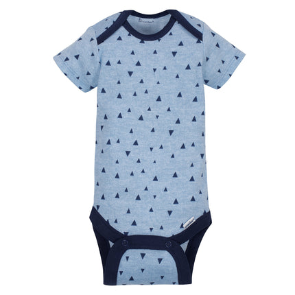 Gerber Baby Boys 5-Pack Short-Sleeve Onesies Bodysuits, Hedgehog, 3-6 Months