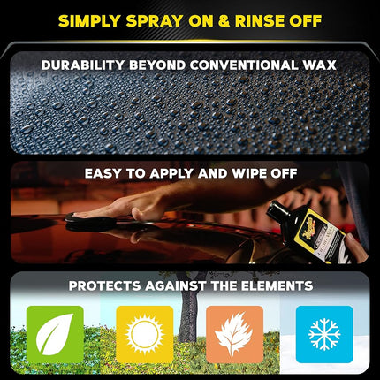 Meguiar's Ultimate Liquid Wax, 473 ml | Long Lasting Paint Protection Formula Designed for Maximum Shine | Enhances Gloss and Surface Depth | Improves Water Beading
