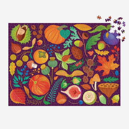 World of Fall Flora 1000 Piece Puzzle